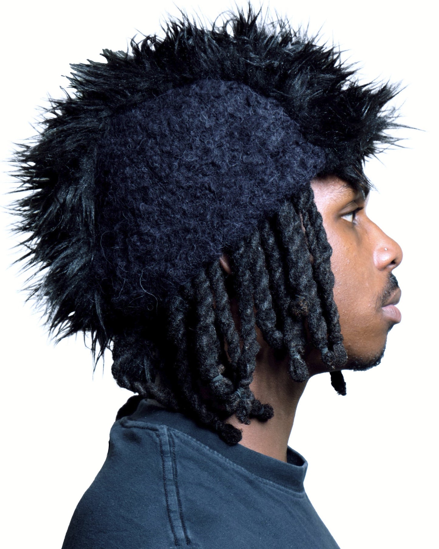 Fur Mohawk Beanie